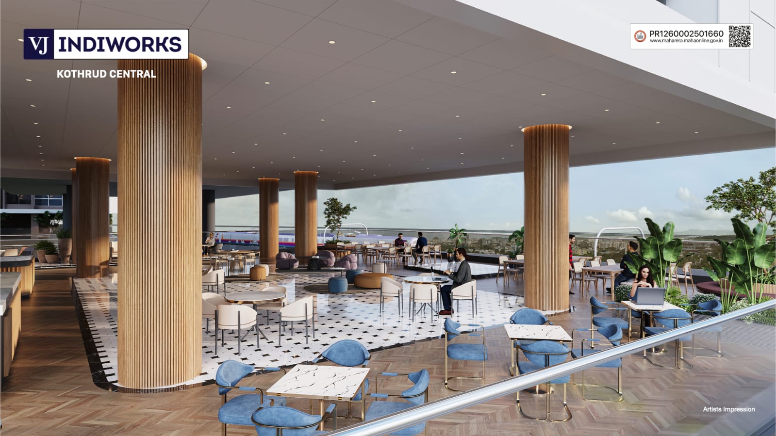 VJ Indiworks Kothrud Central | Premium Office Spaces in Pune Premium Amenities